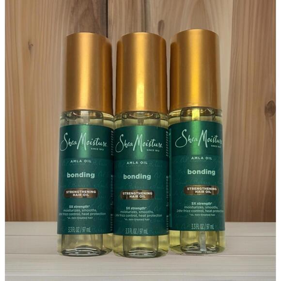 Shea Moisture Other - Shea Moisture Bonding Oil Strengthening Hair Oil 3.3 oz with Amla Oil Lot of 3